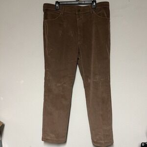 VINTAGE L.L. Bean Corduroy Pants Men 40x30 Brown Straight Leg Made in USA EUC